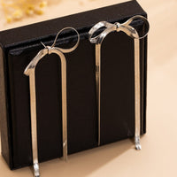 Thumbnail for Chic Dangling Ribbon Earrings - ArtGalleryZen