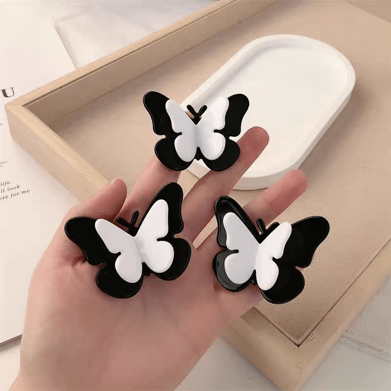 Chic Duo Butterfly Hair Clip - ArtGalleryZen