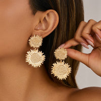 Thumbnail for Chic Duo Sunflower Dangle Earrings - ArtGalleryZen