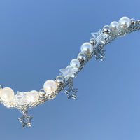 Thumbnail for Chic Elegant Layered Star Tassel Pearl Chain Bracelet - ArtGalleryZen