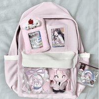 Thumbnail for Chic Expression Mint Chocolate Kpop Fan Display Backpack - ArtGalleryZen