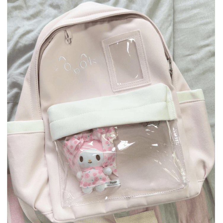 Chic Expression Mint Chocolate Kpop Fan Display Backpack - ArtGalleryZen