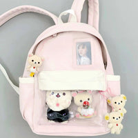 Thumbnail for Chic Expression Mint Chocolate Kpop Fan Display Backpack - ArtGalleryZen