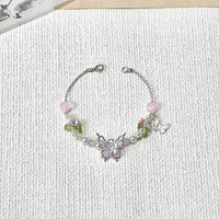 Thumbnail for Chic Floral Butterfly Bracelet - ArtGalleryZen