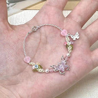 Thumbnail for Chic Floral Butterfly Bracelet