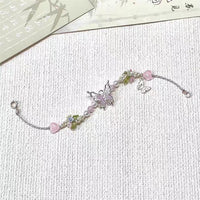 Thumbnail for Chic Floral Butterfly Bracelet