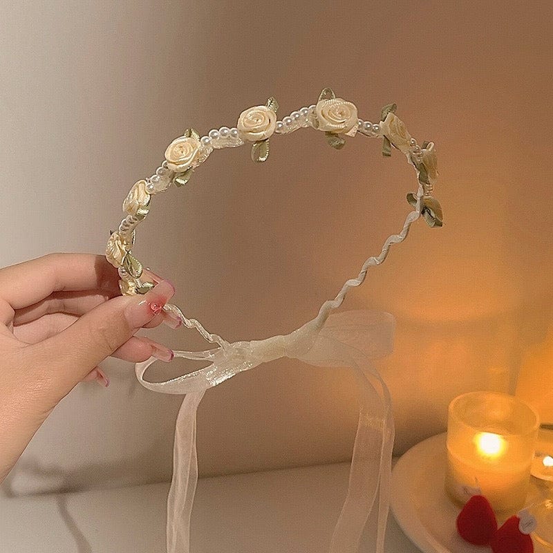 Chic Flower Pearl Crowns - ArtGalleryZen