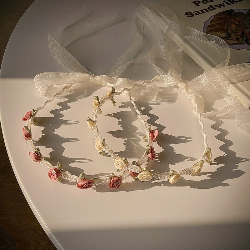 Chic Flower Pearl Crowns - ArtGalleryZen