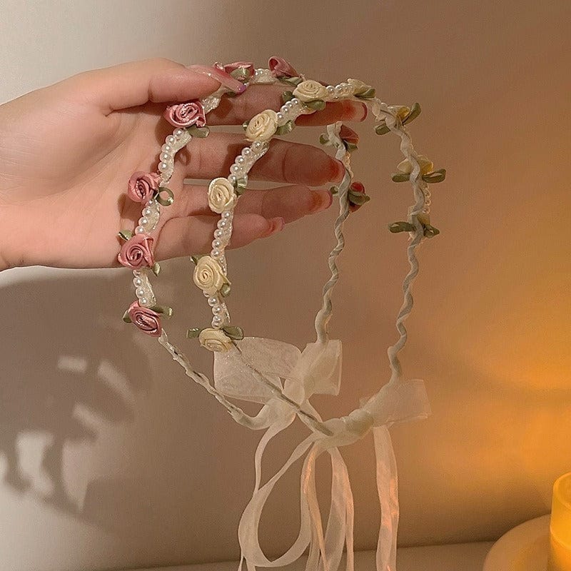 Chic Flower Pearl Crowns - ArtGalleryZen