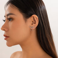 Thumbnail for Chic Gold Silver Plated Bowknot Earrings