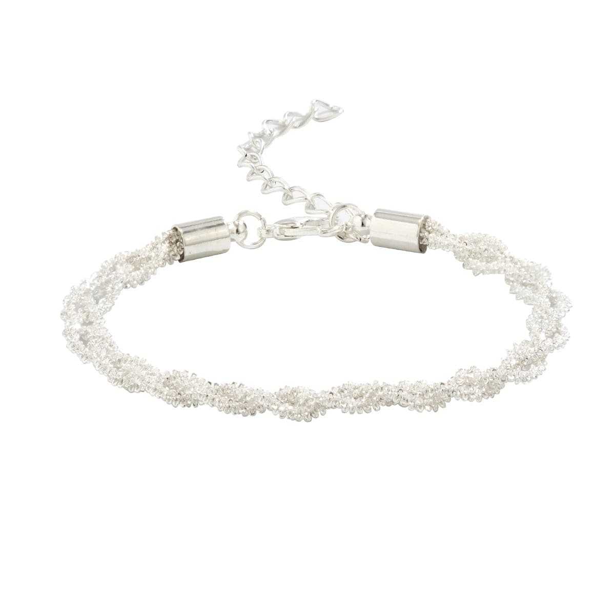 Chic Gold Silver Plated Braided Chain Bracelet - ArtGalleryZen