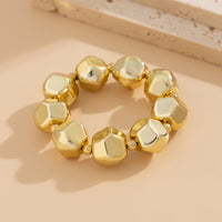 Thumbnail for Chic Gold Silver Plated Dice Shape Beaded Chain Necklace Bracelet