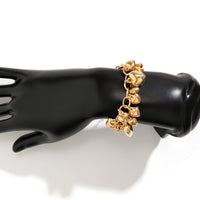 Thumbnail for Chic Gold Silver Tone Heart Tassel Cable Chain Bracelet - ArtGalleryZen