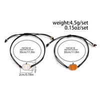 Thumbnail for Chic Halloween Pumpkin Pendant Wax Cord Bracelet Set - ArtGalleryZen