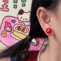 Thumbnail for Chic Handmade Pearl Dangle Star Apple Czech Glass Earrings - ArtGalleryZen