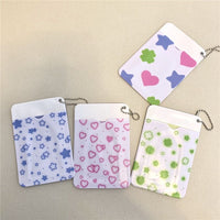 Thumbnail for Chic Heart Star Lucky Clover Kpop Keychain Photocard Holder - ArtGalleryZen
