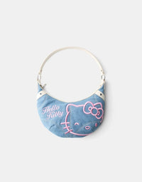 Thumbnail for Chic Hello Kitty Denim Shoulder Bag - ArtGalleryZen