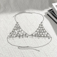 Thumbnail for Chic Hollowed-Out Backless Star Sequins Chain Bra - ArtGalleryZen