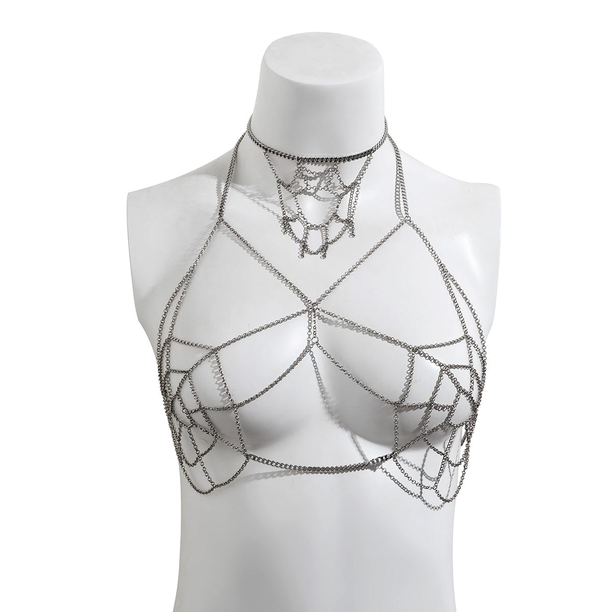 Hollow Beaded Pearl Backless Body Chain Bra – ArtGalleryZen
