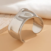 Thumbnail for Chic Irregular Curved Open Wide Cuff Bangle Bracelet