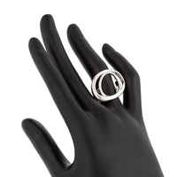 Thumbnail for Chic Irregular Duo Oval Ring - ArtGalleryZen