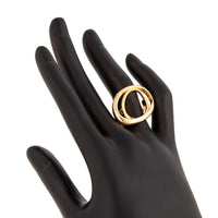 Thumbnail for Chic Irregular Duo Oval Ring - ArtGalleryZen