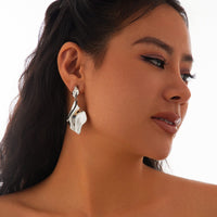 Thumbnail for Chic Irregular Pleated Square Dangle Earrings