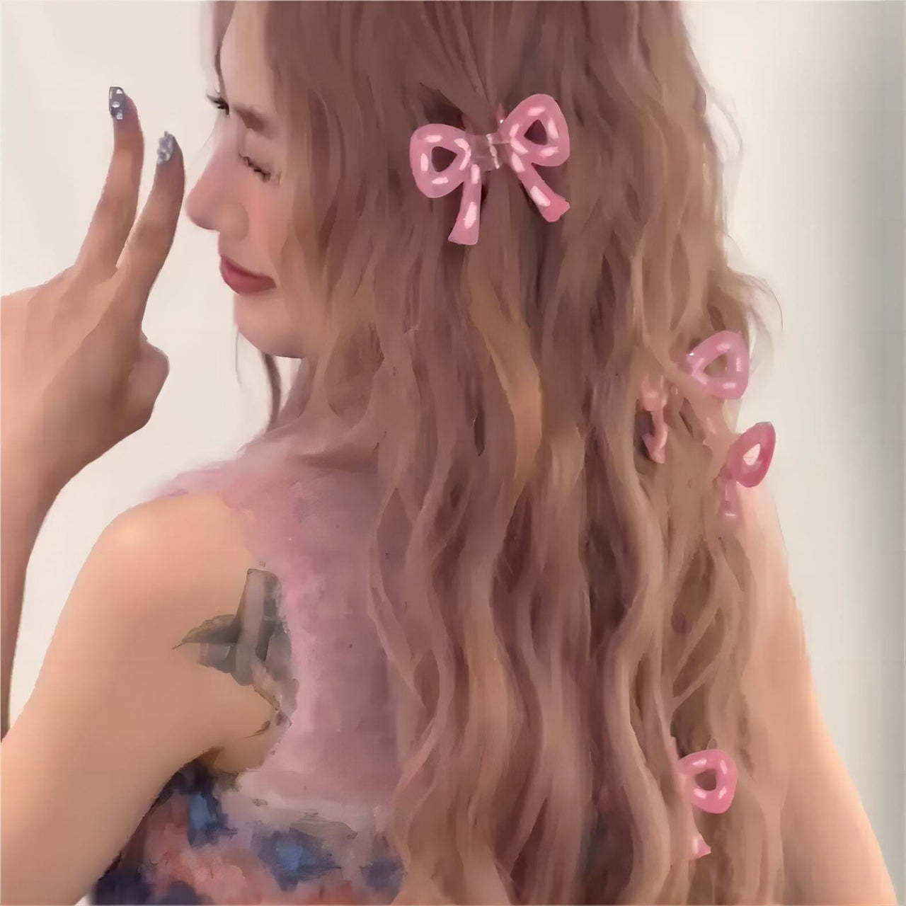 Chic Knitting Wool Woven Ribbon Hair Clip - ArtGalleryZen