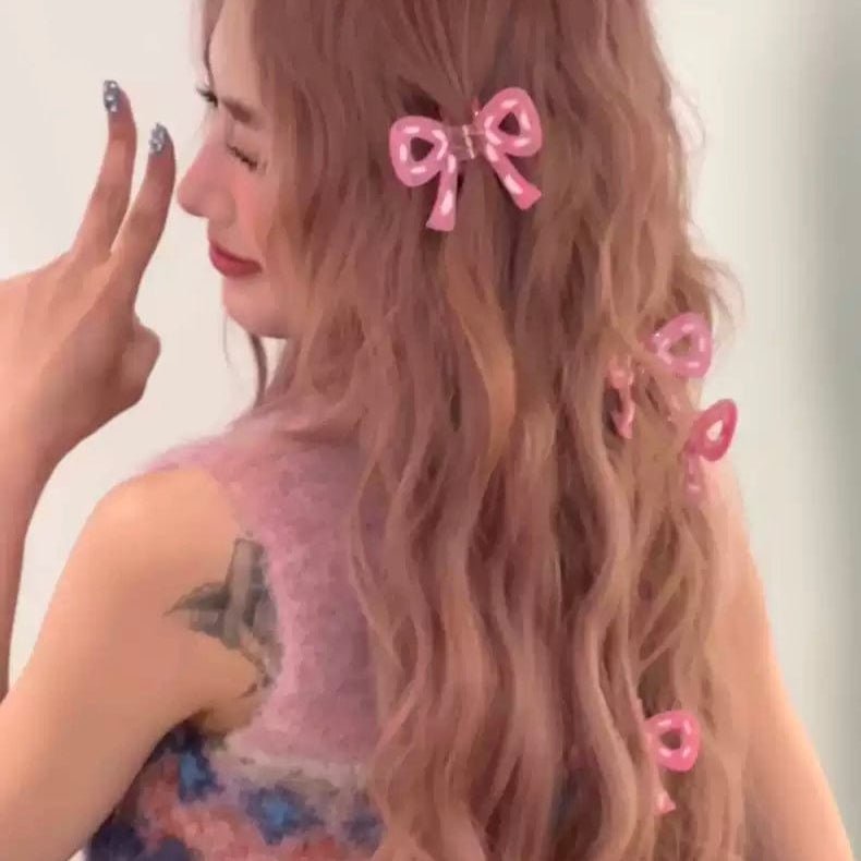 Chic Knitting Wool Woven Ribbon Hair Clip - ArtGalleryZen