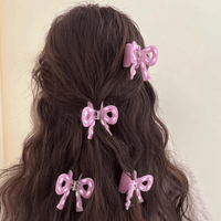 Thumbnail for Chic Knitting Wool Woven Ribbon Hair Clip - ArtGalleryZen