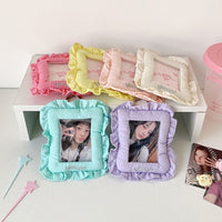 Thumbnail for Chic Lace Pillow Kpop Keychain Photocard Holder - ArtGalleryZen