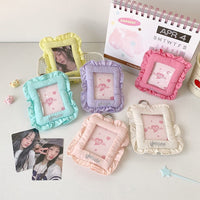 Thumbnail for Chic Lace Pillow Kpop Keychain Photocard Holder - ArtGalleryZen
