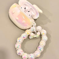 Thumbnail for Chic Laser Hello Kitty AirPods Earphone Case With Lanyard