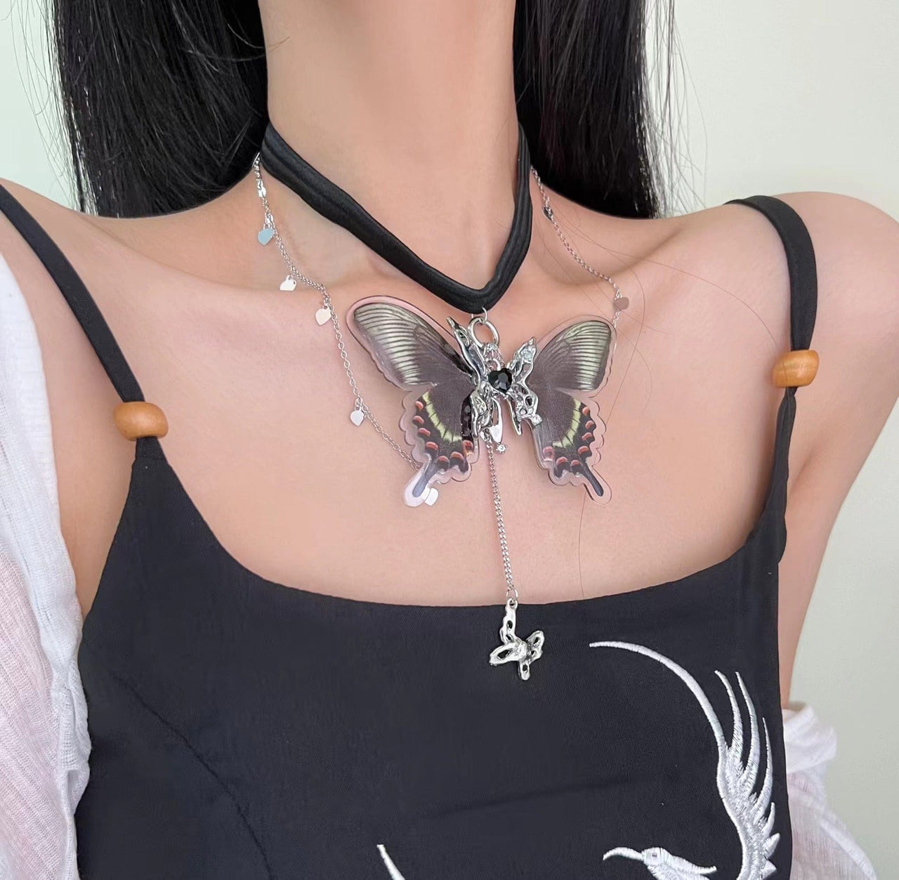 Chic Layered Butterfly Elastic Thigh Leg Chain - ArtGalleryZen