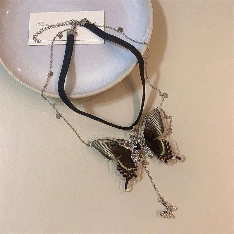 Chic Layered Butterfly Elastic Thigh Leg Chain - ArtGalleryZen