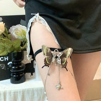 Thumbnail for Chic Layered Butterfly Elastic Thigh Leg Chain - ArtGalleryZen