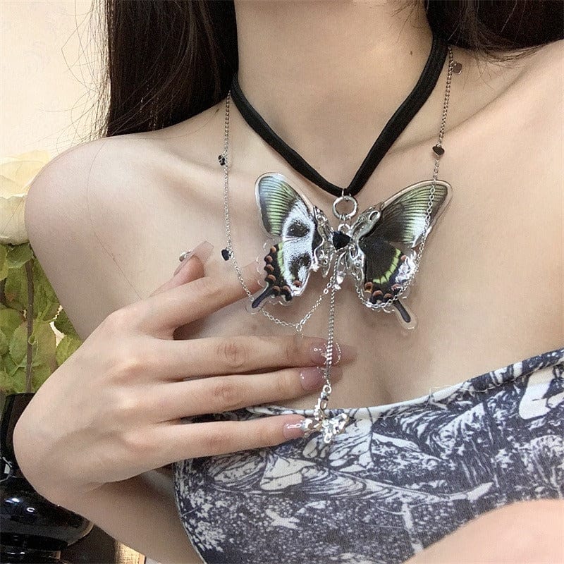  Rhinestone Thigh Chain Jewelry Crystal Butterfly Leg