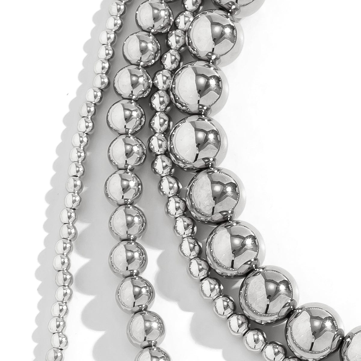 Chic Layered Chunky Ball Chain Necklace - ArtGalleryZen