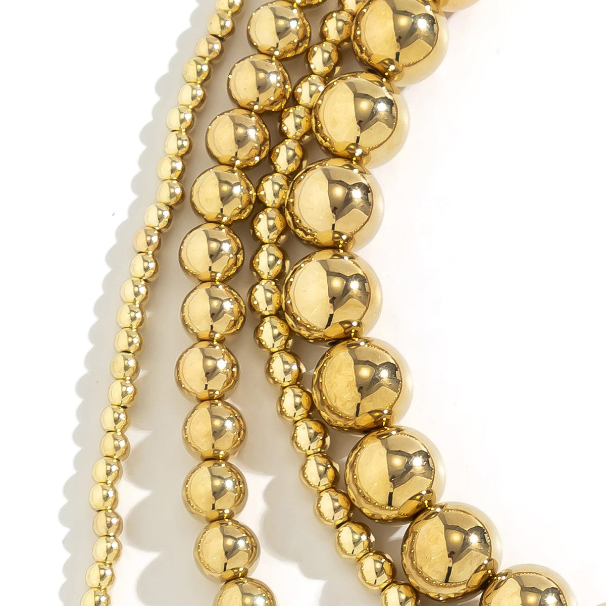 Chic Layered Chunky Ball Chain Necklace - ArtGalleryZen