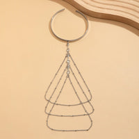 Thumbnail for Chic Layered Crystal Inlaid Saturn Chain Tassel Arm Cuff - ArtGalleryZen