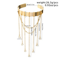 Thumbnail for Chic Layered Crystal Star Sequin Tassel Arm Cuff