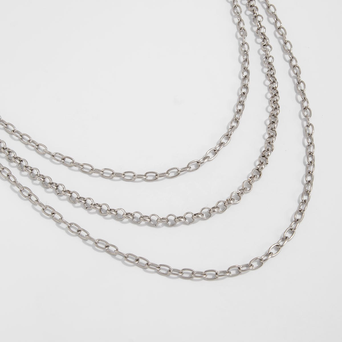 Chic Layered Hollow Star Pendant Trouser Chain - ArtGalleryZen