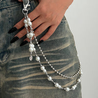 Thumbnail for Chic Layered Pearl Trouser Chain - ArtGalleryZen