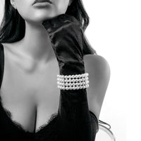 Thumbnail for Chic Layered Pearl Wristband Bracelet - ArtGalleryZen