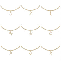 Thumbnail for Chic Layered Rhinestone Inlaid Butterfly Initial Letter Pendant Choker Necklace Set - ArtGalleryZen