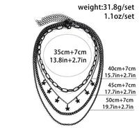 Thumbnail for Chic Layered Star Tassel Chain Necklace Set - ArtGalleryZen