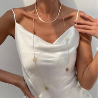 Thumbnail for Chic Layered Sun Charm Long Chain Necklace Set - ArtGalleryZen