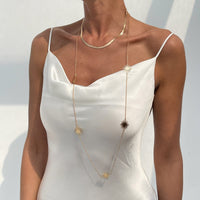 Thumbnail for Chic Layered Sun Charm Long Chain Necklace Set - ArtGalleryZen