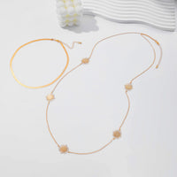 Thumbnail for Chic Layered Sun Charm Long Chain Necklace Set - ArtGalleryZen