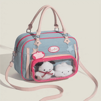 Thumbnail for Chic MomoDog Denim Shoulder Bag - ArtGalleryZen